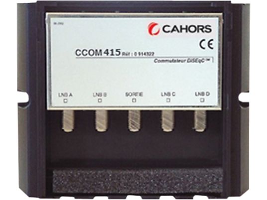 VISIOSAT CCOM-415 - Commutatore DiSEqC (Nero)