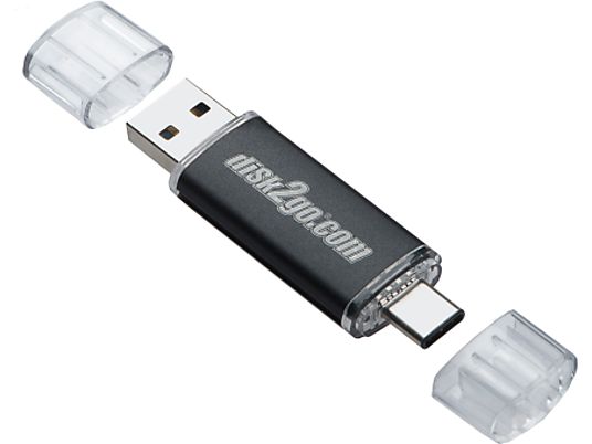 DISK2GO SWITCH USB3 16GB - USB-Stick  (16 GB, Schwarz/Silber)