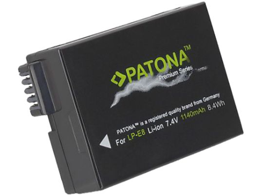 PATONA Canon LP-E8+ - Batterie (Noir)