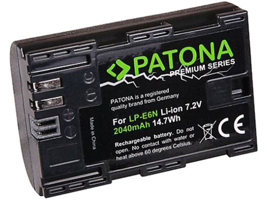 PATONA Canon LP-E6N - Batterie (Noir)