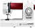 TOYOTA ERGO 26D WHITE - Nähmaschine (Weiss, Rot)
