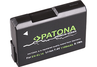 PATONA Premium Batterie pour Nikon EN-EL14 - Batterie (Noir)