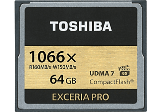 TOSHIBA CF EXCERIA PRO C501 64GB - Speicherkarte  (64 GB, 160, Schwarz)