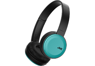 JVC HA-S30BT - Bluetooth Kopfhörer (On-ear, Schwarz/Blau)