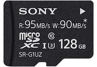 SONY SONY SR-G1UZ - Scheda di memoria flash - con l'adattatore SD - 128 GB - Nero - Scheda di memoria  (128 GB, 95, Nero)