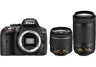NIKON D5300 + 18-55 VR + 70-300 VR - Appareil photo reflex Noir