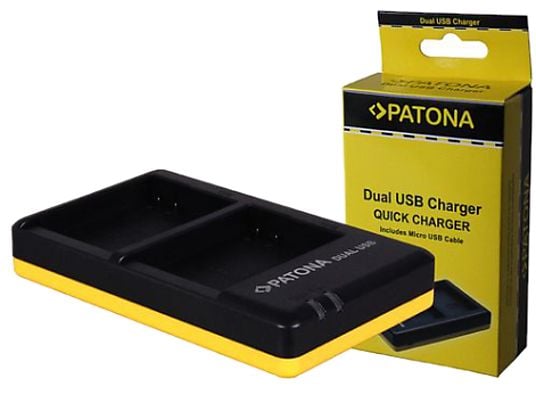 PATONA Dual USB EN-EL14 - Ladegerät - Nero -  (Nero)