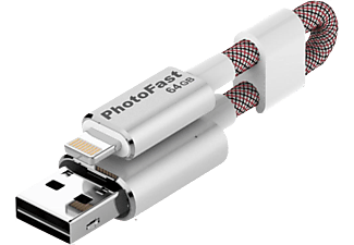PHOTOFAST MemoriesCable Gen3 - USB-Stick  (64 GB, Silber)