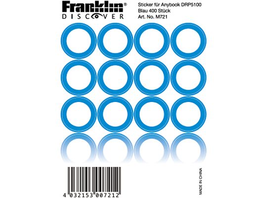 FRANKLIN Anybook DRP-5100 - Sticker (Blau)