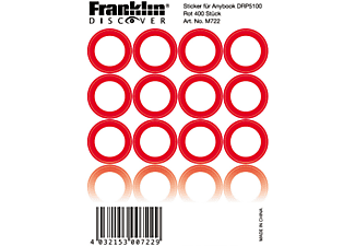 FRANKLIN Franklin Anybook - Feuilles d'autocollants - pour DRP-5100 - rouge - Adesivi (Rosso)