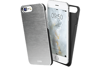 SBS Effet aluminium - Capot de protection (Convient pour le modèle: Apple iPhone 7, iPhone 8)