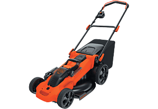 BLACK+DECKER CLMA4820L2 - Tondeuse à gazon à batterie (Largeur de coupe: 480 mm) Orange/Noir