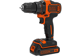 BLACK+DECKER BDCDD186K - Akku-Bohrschrauber (Orange, schwarz)