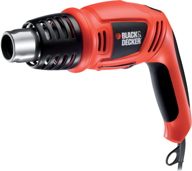 BLACK+DECKER KX1693 - Heissluftpistole (Orange, schwarz)