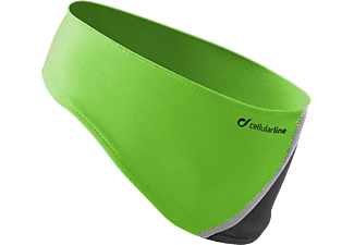 CELLULARLINE Earband Running - Casque bandeau (On-ear, Vert)