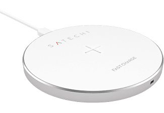 SATECHI Wireless Qi Charging Pad - Qi Ladepad (Silber)