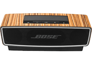 BALOLO balolo Bose Soundlink Mini I & II Cover - Copertura in legno - per Bose Soundlink Mini I & II - Zebrano - Custodia (Zebrano)