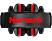 NUMARK Numark REDWAVECARB - Over-Ear Cuffie - Nero/Rosso - Cuffie DJ (Over-ear, Nero)