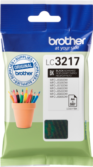 BROTHER LC3217BK - Tintenpatrone (Schwarz)