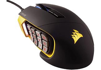 CORSAIR CH-9304011-EU - Gaming Maus, 16.000 dpi, Gelb