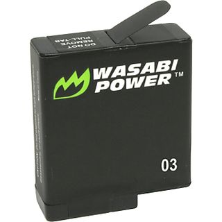 WASABI POWER Batterie de rechange Power GoPro Hero 5/6/7 - accumulateur (Noir)
