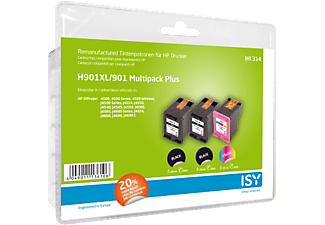 ISY ISY IHI-314 - Cartucce per stampanti - Compatibile con: HP 901XL/901 - Nero/Ciano/Magenta/Giallo - 