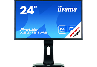 IIYAMA XB2481HS-B1 - Monitor, 23.6 ", Full-HD, Schwarz