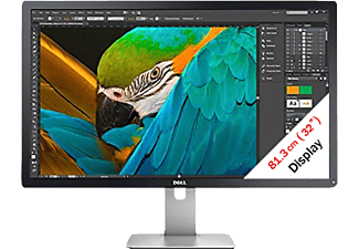 DELL UltraSharp UP3216Q - Monitor, 31.5 ", UHD 4K, 60 Hz, Schwarz