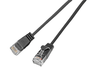 WIREWIN CABLE LAN CAT6 5.0M BLACK - Netzwerkkabel, 5 m, Schwarz