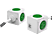 ALLOCACOC allocacoc PowerCube Extended USB - Adattatore spina - 2.1A - Verde - spina ()