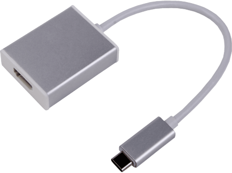 LMP USB-C zu HDMI 2 - Adapter mit Audio & Video (Silber)