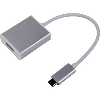 LMP USB-C zu HDMI 2 - Adapter mit Audio & Video (Silber)