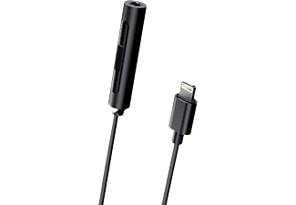 FIIO FiiO i1 - CAvo sostitutivo - Lightning da 3,5mm - Nero - Cavo parafulmine con amplificatore per cuffie e funzione cuffie (Nero)