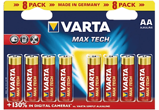 VARTA Max Tech AA - Batterien (Rot)