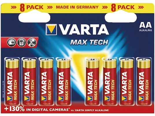 VARTA Max Tech AA - Batterie (Rosso)
