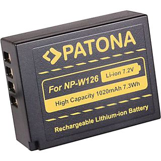 PATONA Akku per NP-W126 - Batteria agli ioni di litio