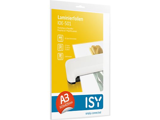 ISY IOE-501 - Feuilles à plastifier