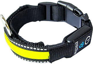 TRACTIVE Collier de chien - Taille S (33-45 cm) - Jaune -  (-)