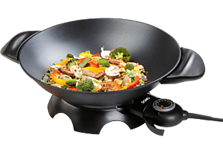 DOMO DO8708W - Elektrischer Wok (Schwarz)