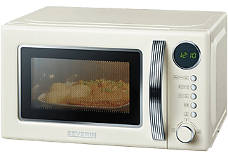 SEVERIN SEVERIN MW 7892 - Forno a microonde retro - 700 W - Croma - Microonde con grill (Creme)