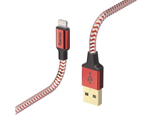HAMA 178299 - câble du chargeur (Rouge)