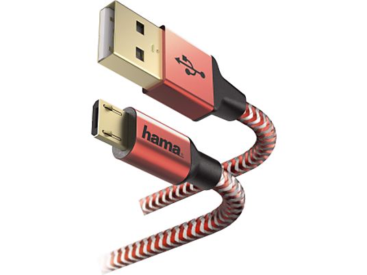 HAMA 178288 - câble du chargeur (Rouge)