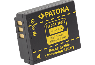 PATONA Batterie pour Panasonic CGA-S007E - Batterie (Noir)