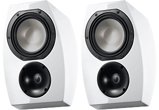 CANTON CANTON AR-800 - Haut-parleurs multifonctions pair - 100 Watt - Blanc - Coppia di altoparlanti OnWall / aggiuntivo per altoparlanti da pavimento (Bianco)