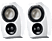CANTON CANTON AR-800 - Haut-parleurs multifonctions pair - 100 Watt - Blanc - Coppia di altoparlanti OnWall / aggiuntivo per altoparlanti da pavimento (Bianco)