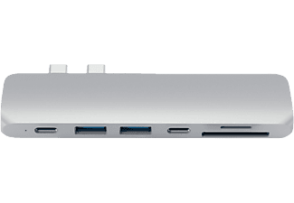 SATECHI USB-C Pro Hub - Hub USB de type C (Argent)