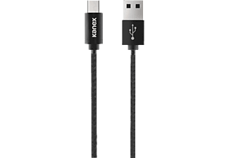 KANEX Durabraid Micro-USB Kabel - USB zu Micro-USB Charge & Sync Kabel, Schwarz