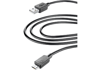 CELLULARLINE USB CABLE HOME XL - Micro-USB-Kabel (Schwarz)