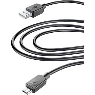 CELLULAR LINE USB CABLE HOME XL - Micro-USB-Kabel (Schwarz)