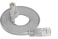 WIREWIN CAT6 - Câble réseau fin, 0.5 m, Gris